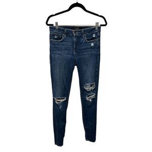 Joe's Medium Wash Distressed Skinny Jeans Size 28